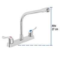 Lavaplatos Mezcladora Basic Tipo Cobra - Foset