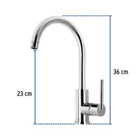 Mezcladora Monomando Cuello Alto para Lavaplatos