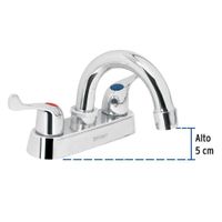Mezcladora para Lavamanos Cuello Curvo - Foset