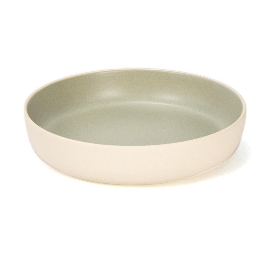 Plato Hondo de 7.9 plg Color Verde Olivo