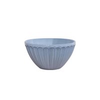 Bowl de Cerámica Estilo Elegante Celeste Tornasol 6.1 Plg
