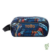 Estuche Multiuso Azul y Naranja Agapec