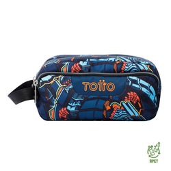 Estuche Multiuso Azul y Naranja Agapec