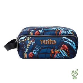 Estuche Multiuso Azul y Naranja Agapec
