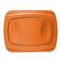 Cesto para Basura Balancín Lateral Color Naranja 80 L