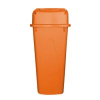 Cesto para Basura Balancín Lateral Color Naranja 80 L