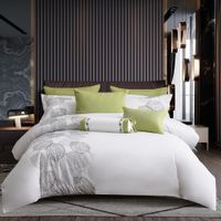 Funda Duvet Bordada Color Blanco Queen