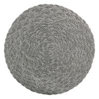 Individual Redondo Color Gris 38 Cm