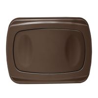 Cesto para Basura Balancín Lateral Color Café 80 L