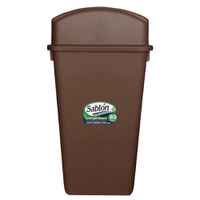 Cesto para Basura Balancín Lateral Color Café 80 L