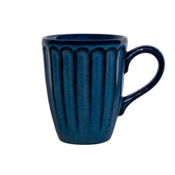 Pocillo de Cerámica Estilo Elegante Azul 13.5 Onz