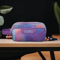 Estuche Multiusos Morado y Rosado Agapec