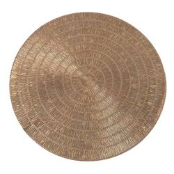Individual Decorativo Redondo Rose Gold 38 Cm