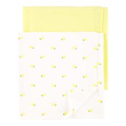 Set de Toallas para Bebé 2 Pzas Amarillo y Limón