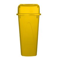 Basurero Balancín Lateral Color Amarillo 80 L
