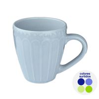 Pocillo de Porcelana Perlado 11.7 Onz Colores Surtidos