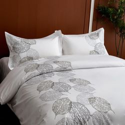 Funda Duvet Bordada Color Blanco King