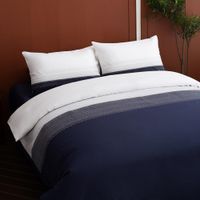 Funda de Duvet Azul Marino Queen