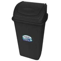Cesto para Basura Balancín Frontal Color Negro 80 L