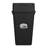 Cesto para Basura Balancín Frontal Color Negro 80 L