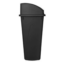 Cesto para Basura Balancín Frontal Color Negro 80 L