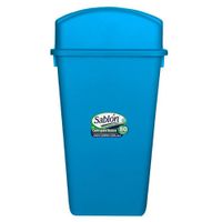 Cesto para Basura Balancín Lateral Color Azul 80 L
