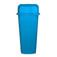 Cesto para Basura Balancín Lateral Color Azul 80 L