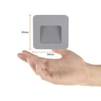 Lámpara Empotrada En Muro Gris - Tecnolite