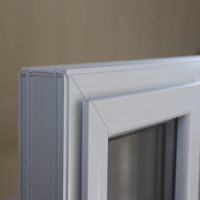 Ventana PVC S60 Corrediza con Cedazo 100x100 Cm