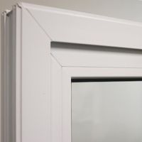 Ventana PVC S60 Corrediza con Cedazo 100x100 Cm