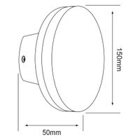 Lámpara Led De Sobreponer Gris 10W - Tecnolite
