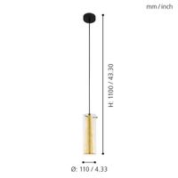 Lámpara Colgante Pinto Gold 40 W - Eglo