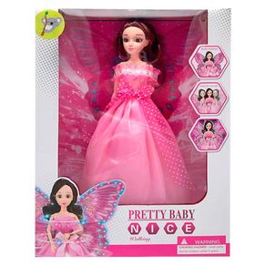 Muñeca Hada Giratoria Rosa