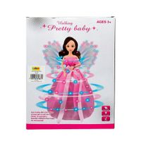 Muñeca Hada Giratoria Rosa
