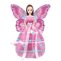 Muñeca Hada Giratoria Rosa