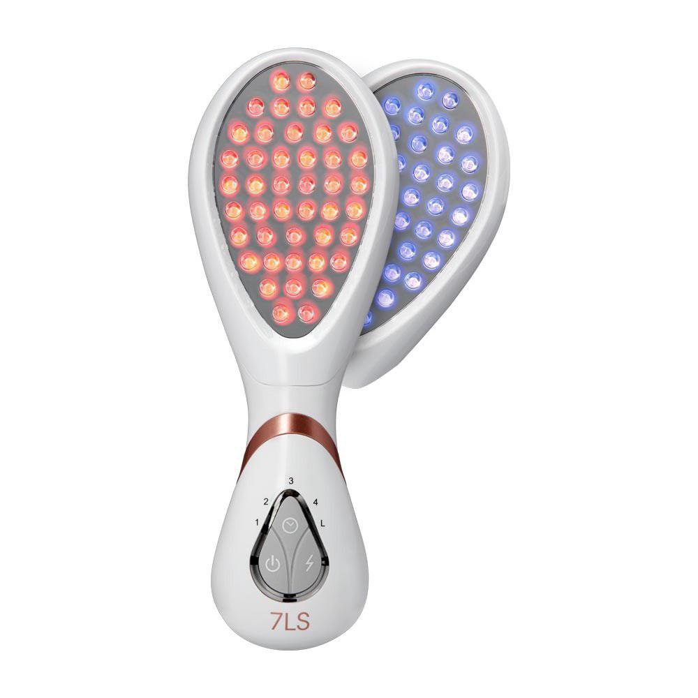 Dispositivo Facial Bio Light con Luz LED Roja y Azul para Rejuvenecimiento de Piel