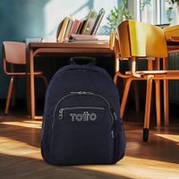 Mochila Juvenil Porta PC 14" Acuarela Azul