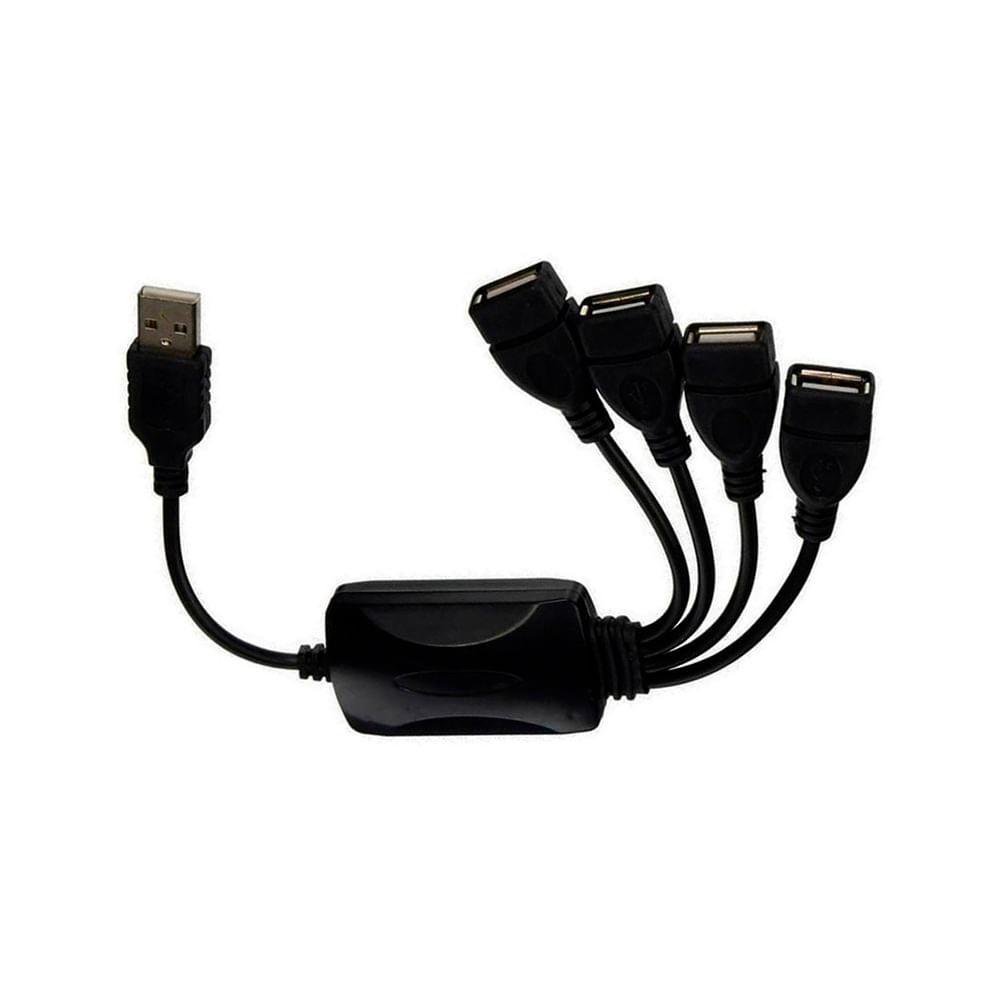 Concentrador USB 2.0 de 4 Entradas 480 Mbps