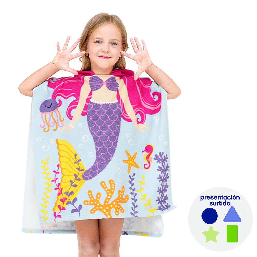 Toalla Infantil con Capucha Diseños Surtidos