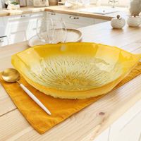 Bowl Diseño Limón Amarillo 19 Cm