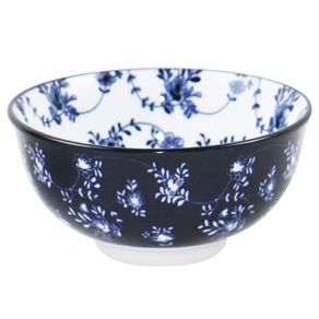 Set 4 Bowls de Cerámica Estampado Floral