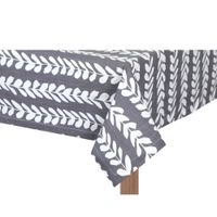 Mantel Floral Gris 140x260 Cm