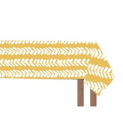 Mantel Floral Amarillo 140x260 Cm