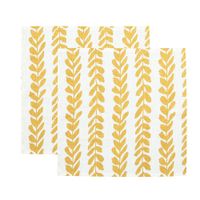 Set 2 Servilletas Floral Amarillo