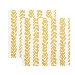 Set 2 Servilletas Floral Amarillo