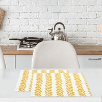 Set 2 Servilletas Floral Amarillo