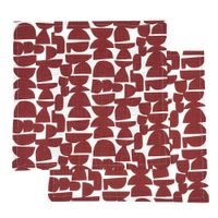 Set 2 de Individuales Burgundy Arto 40 Cm