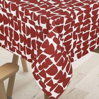 Mantel Burgundy Arto 140 x 210 Cm