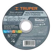 Disco de Corte Multimaterial 1 Mm X 4.5 Plg
