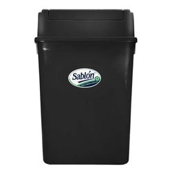 Cesto para Basura con Balancín Frontal Negro 42 L